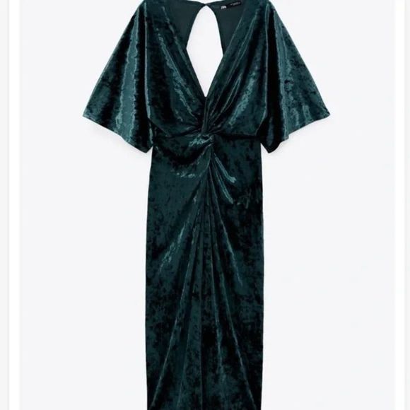 Zara Velvet Midi Dress - Picture 5 of 12